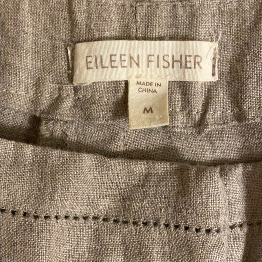 Eileen Fisher Linen Capri Pants